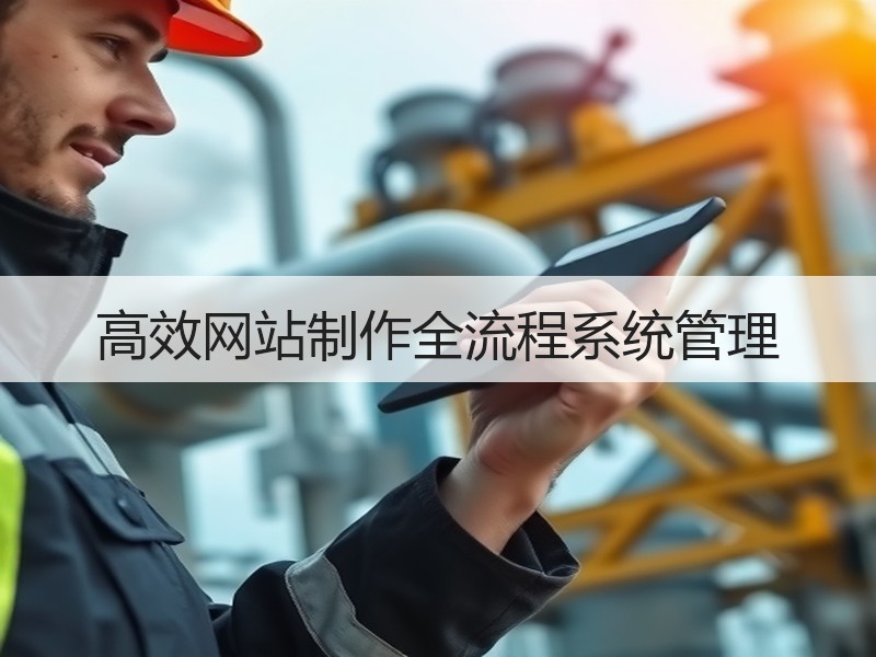 高效网站制作全流程系统管理