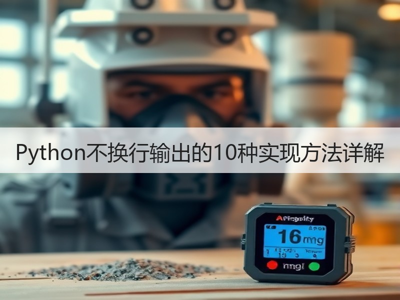 Python不换行输出的10种实现方法详解