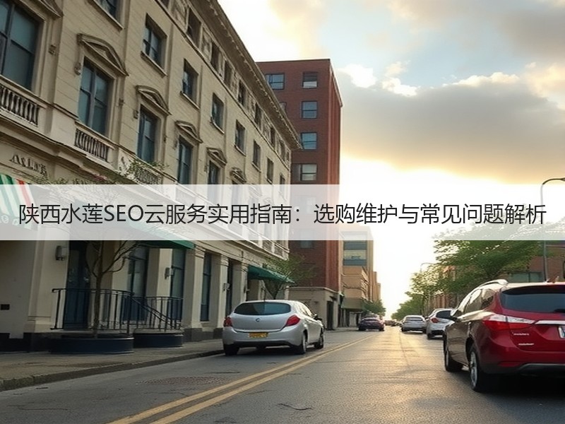 陕西水莲SEO云服务实用指南：选购维护与常见问题解析