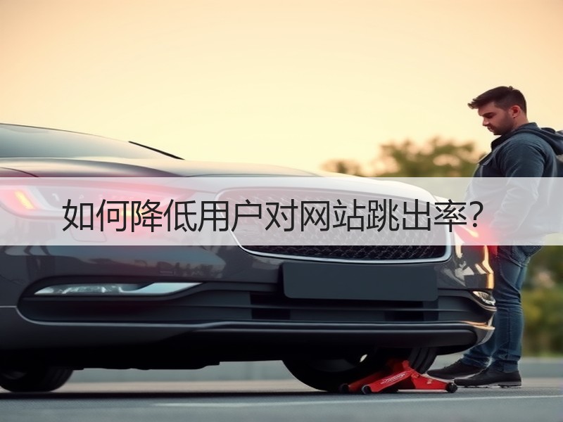 如何降低用户对网站跳出率？