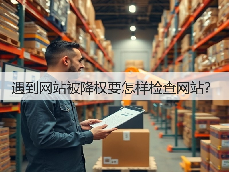 遇到网站被降权要怎样检查网站？