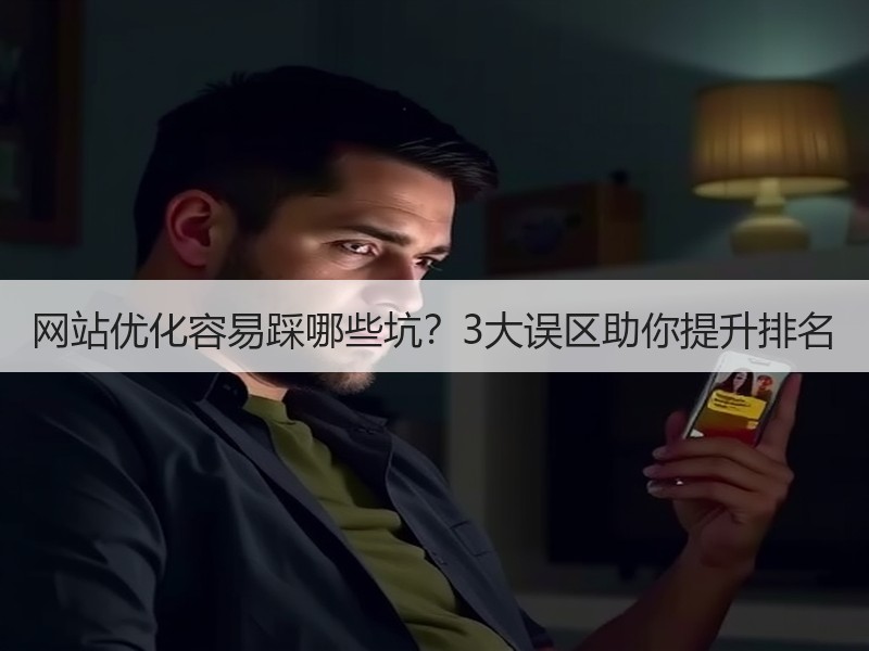 网站优化容易踩哪些坑？3大误区助你提升排名