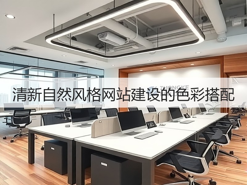 清新自然风格网站建设的色彩搭配