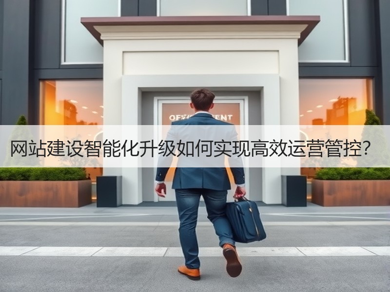 网站建设智能化升级如何实现高效运营管控？