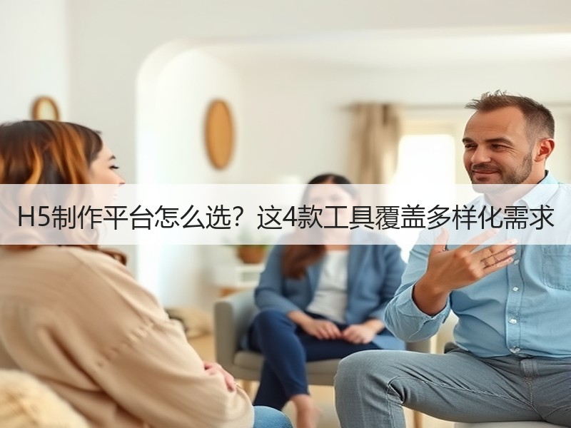 H5制作平台怎么选？这4款工具覆盖多样化需求