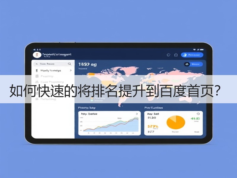 如何快速的将排名提升到百度首页？