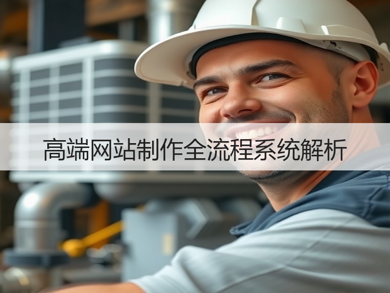 高端网站制作全流程系统解析