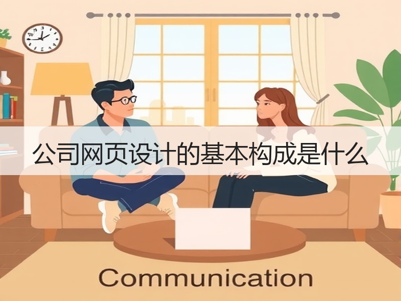 公司网页设计的基本构成是什么