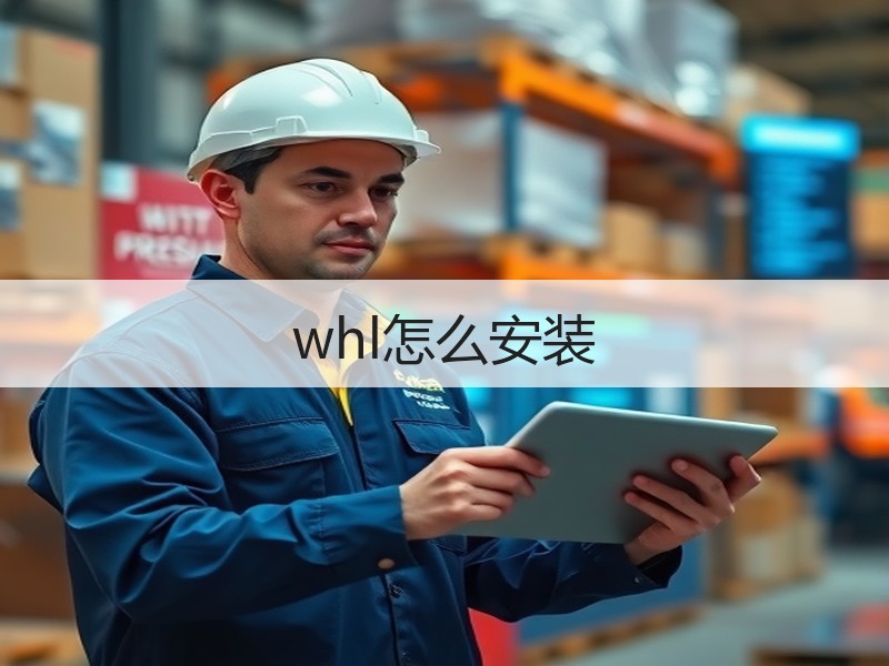 whl怎么安装