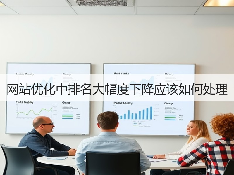 网站优化中排名大幅度下降应该如何处理