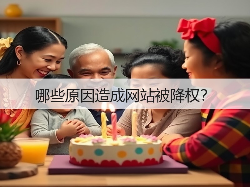 哪些原因造成网站被降权？