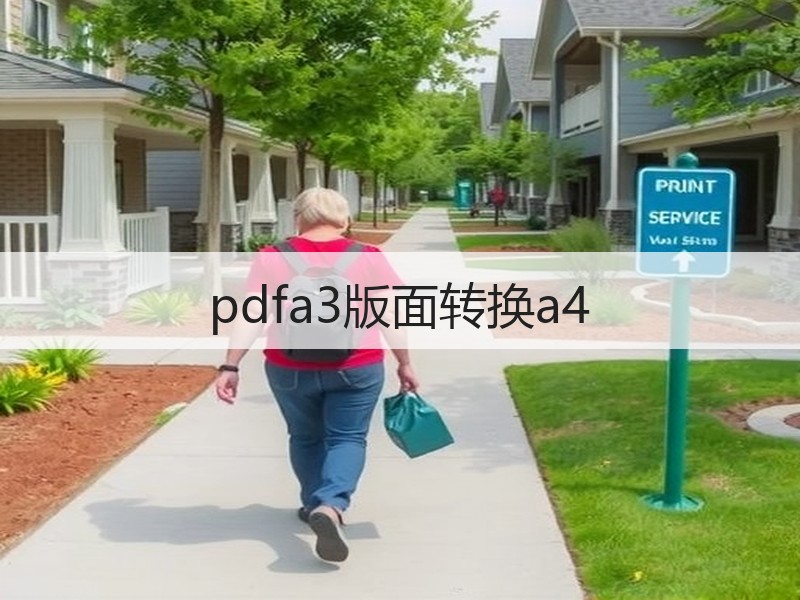 pdfa3版面转换a4