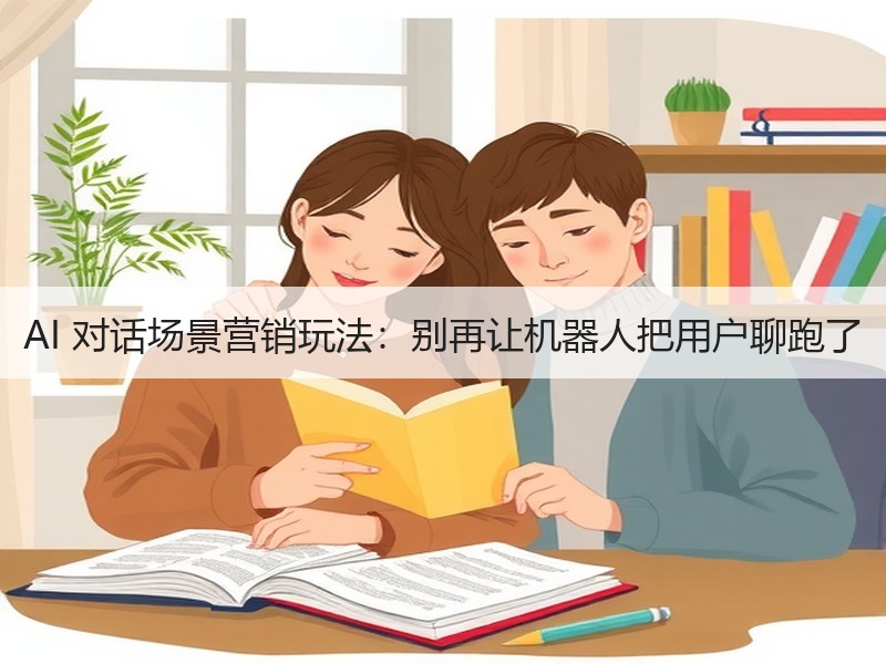AI 对话场景营销玩法：别再让机器人把用户聊跑了