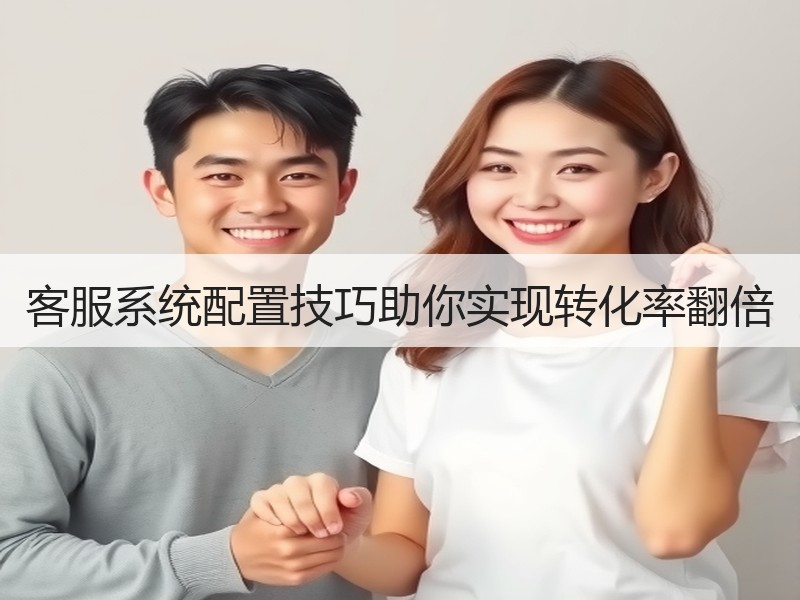客服系统配置技巧助你实现转化率翻倍