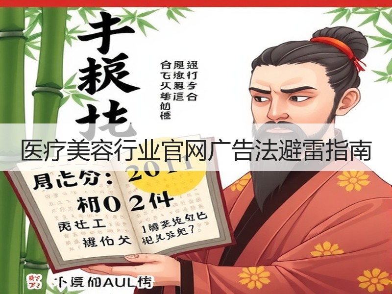 医疗美容行业官网广告法避雷指南
