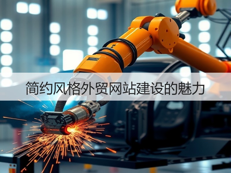 简约风格外贸网站建设的魅力