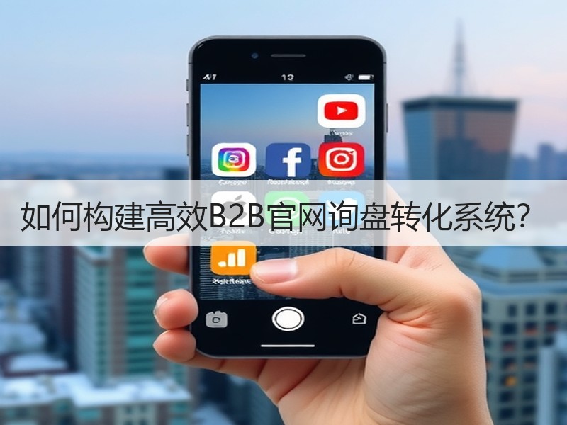 如何构建高效B2B官网询盘转化系统？