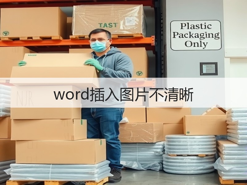 word插入图片不清晰