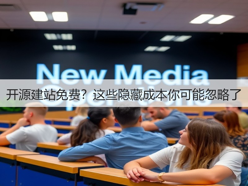 开源建站免费？这些隐藏成本你可能忽略了