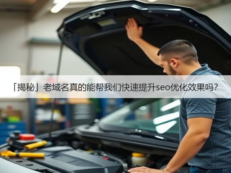 「揭秘」老域名真的能帮我们快速提升seo优化效果吗？