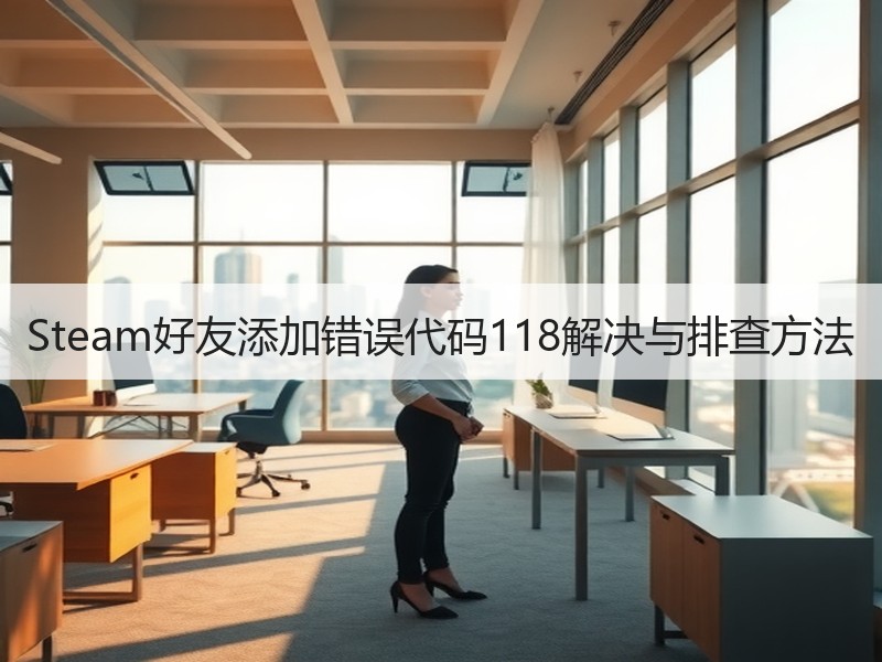 Steam好友添加错误代码118解决与排查方法
