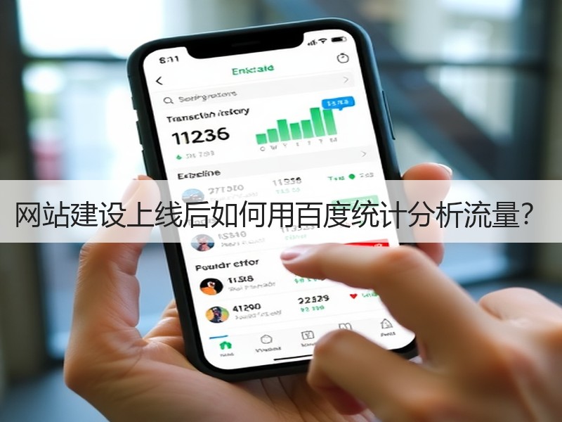 网站建设上线后如何用百度统计分析流量？