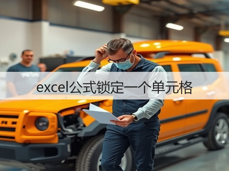 excel公式锁定一个单元格