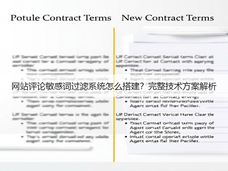 网站评论敏感词过滤系统怎么搭建？完整技术方案解析