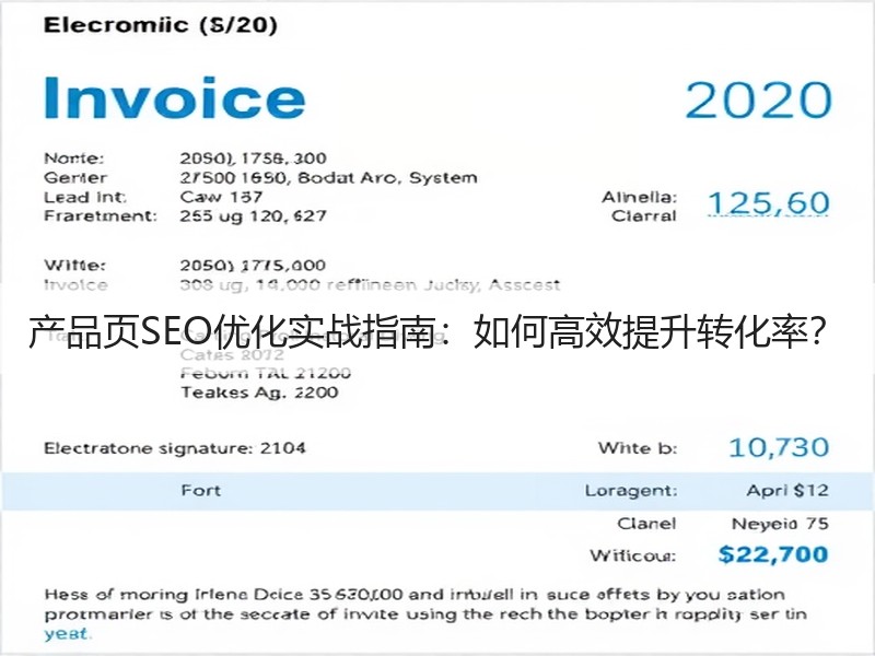 产品页SEO优化实战指南：如何高效提升转化率？